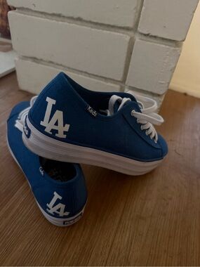 Los Angeles Dodgers Keds Women's Triple Kick Sneakers